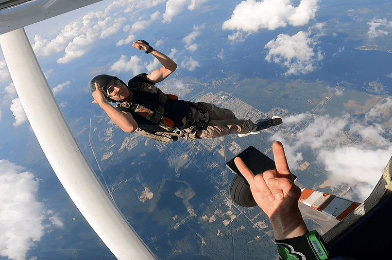 Staying current in the off season - skydiving